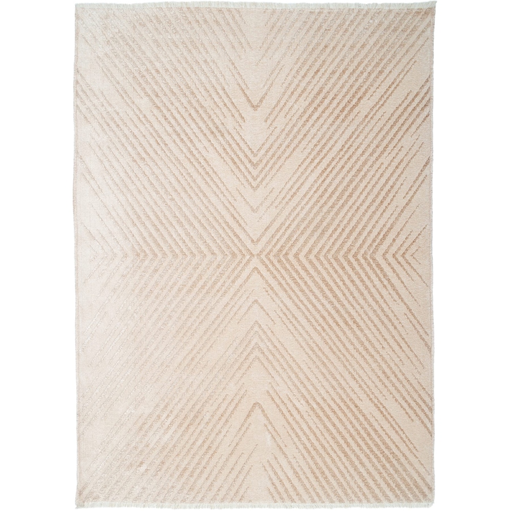 Covor living / dormitor Cosmos, 80 x 150 cm, bumbac, bej