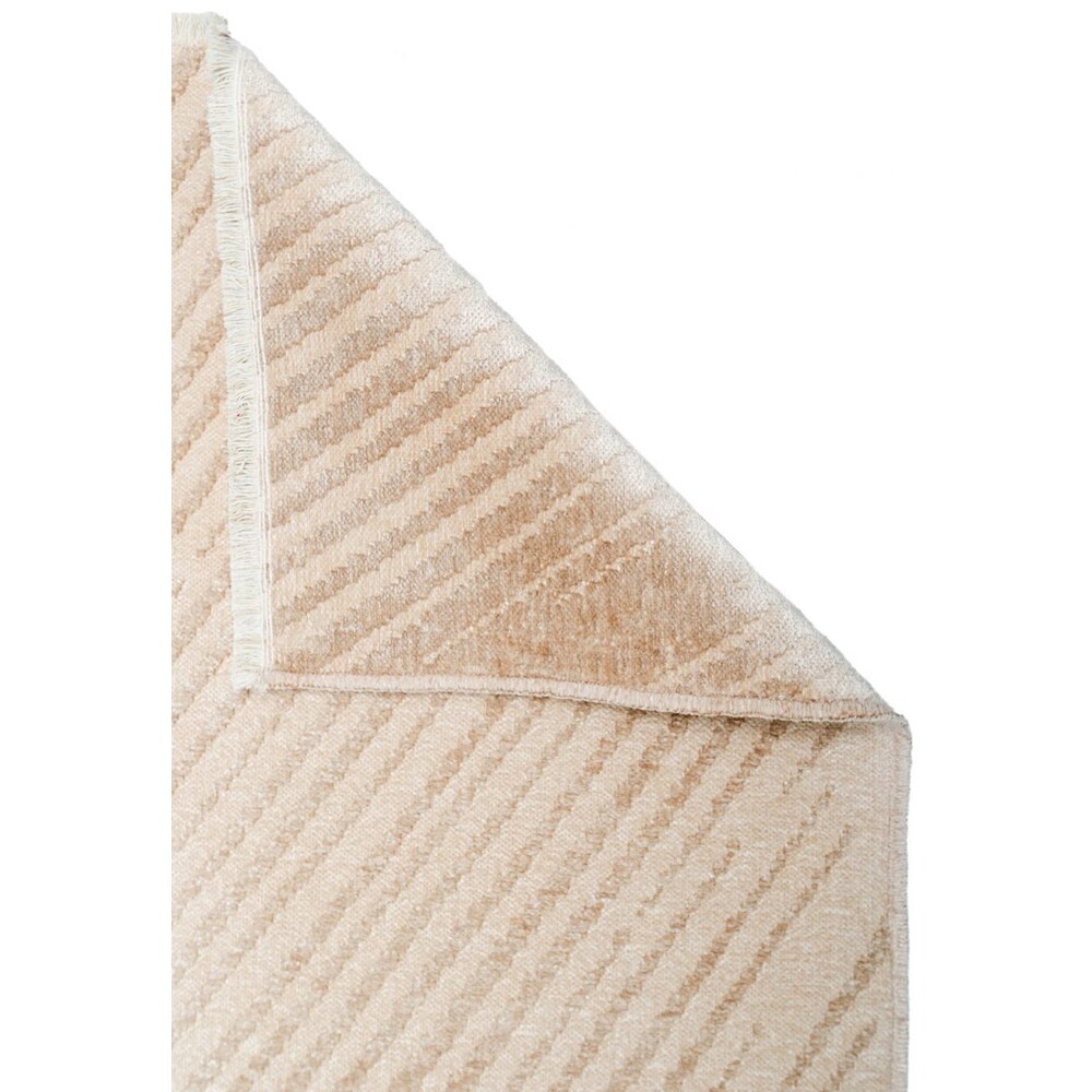 Covor living / dormitor Cosmos, 80 x 150 cm, bumbac, bej