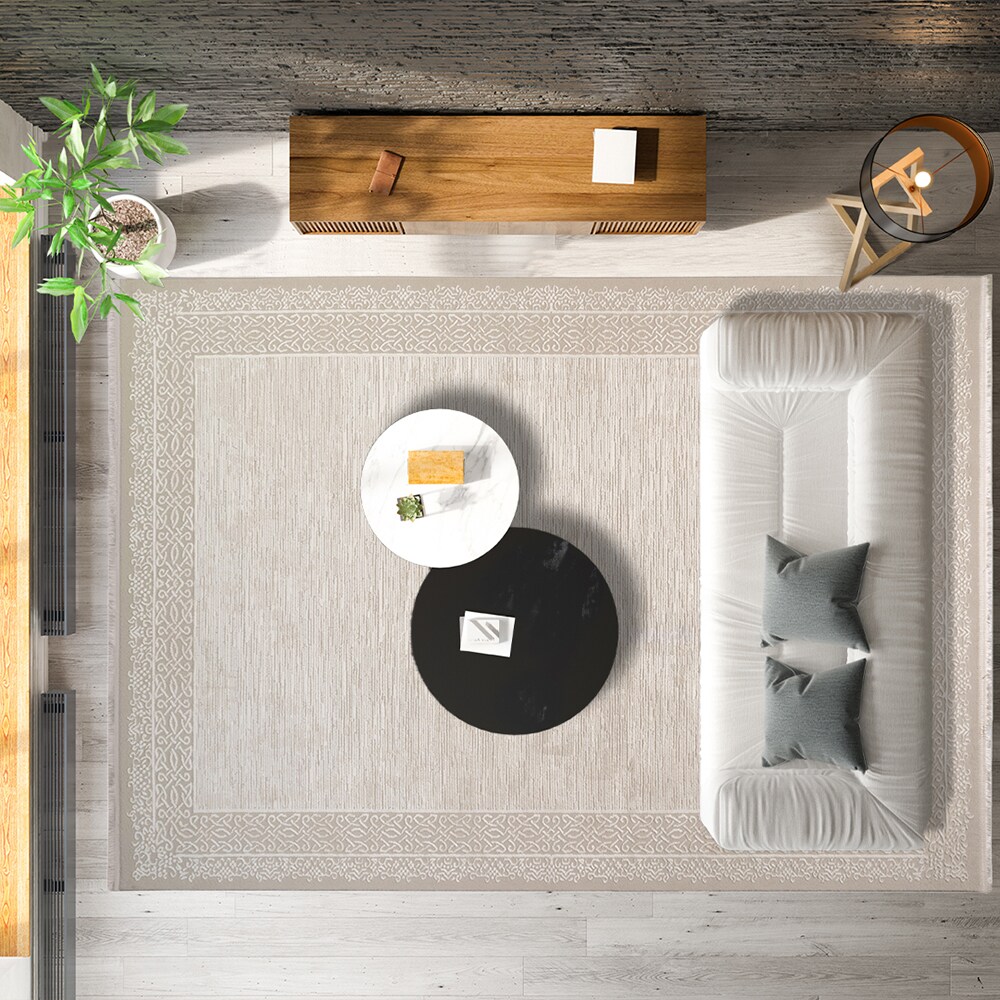 Covor living / dormitor Palazzo, 80 x 150 cm, polipropilena, bej