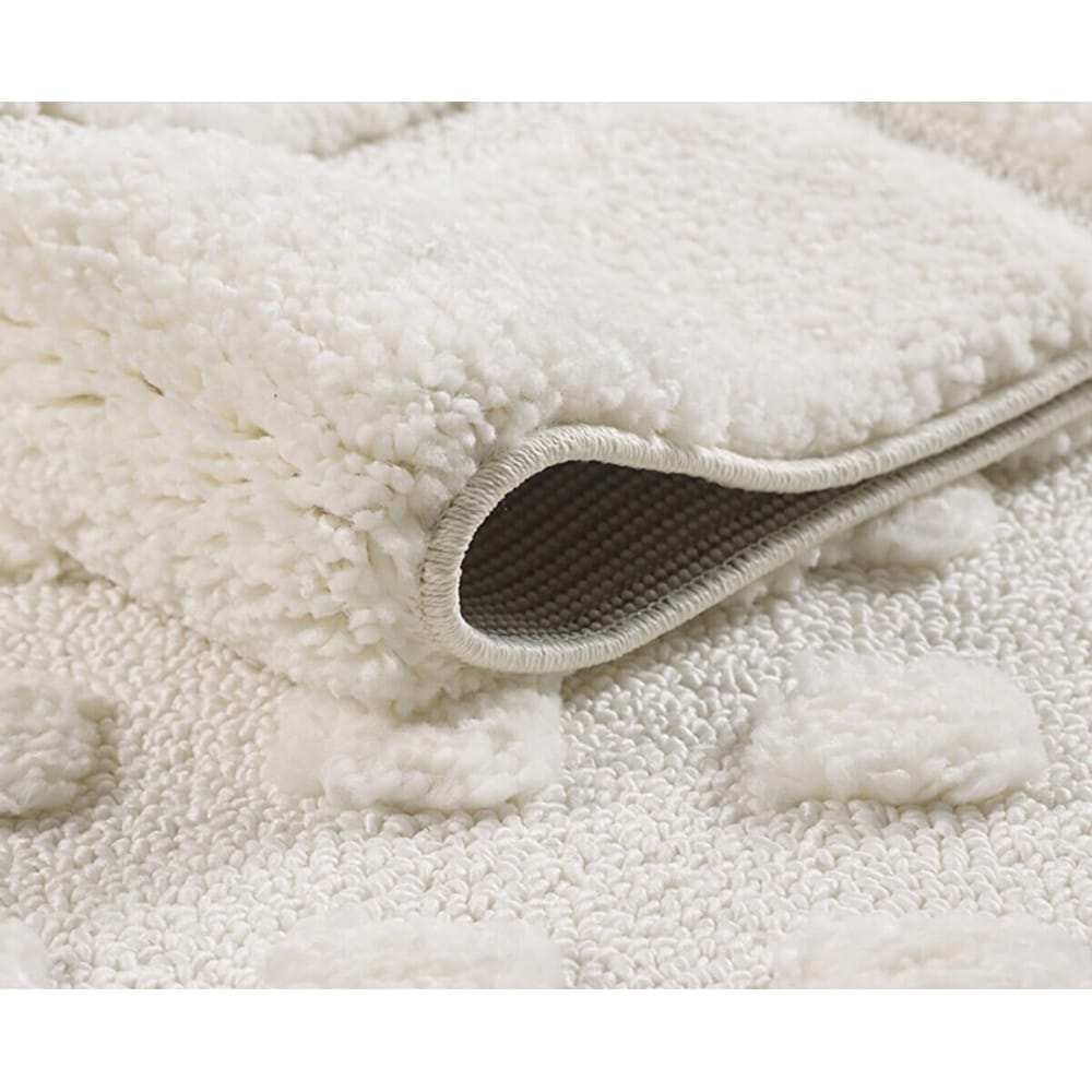 Covor living / dormitor Shaggy 2, 80 x 150 cm, polipropilena, alb