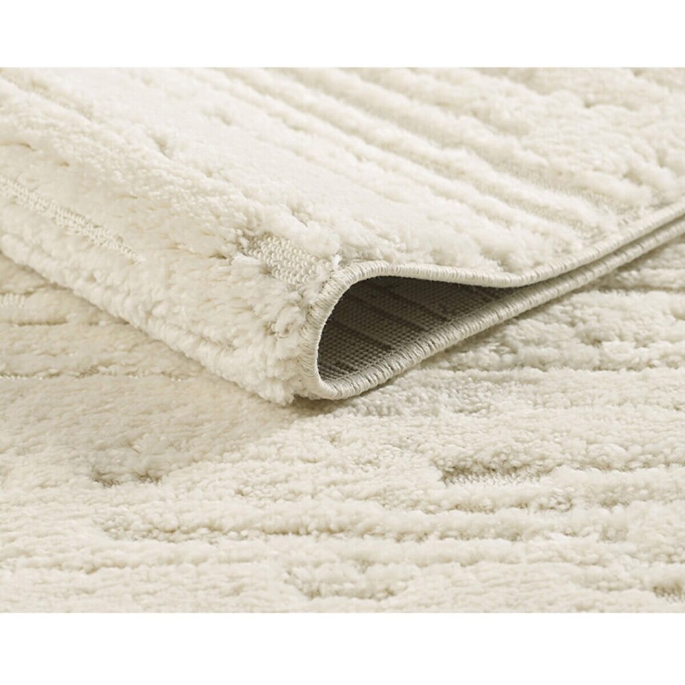 Covor living / dormitor Shaggy, 80 x 150 cm, polipropilena, bej