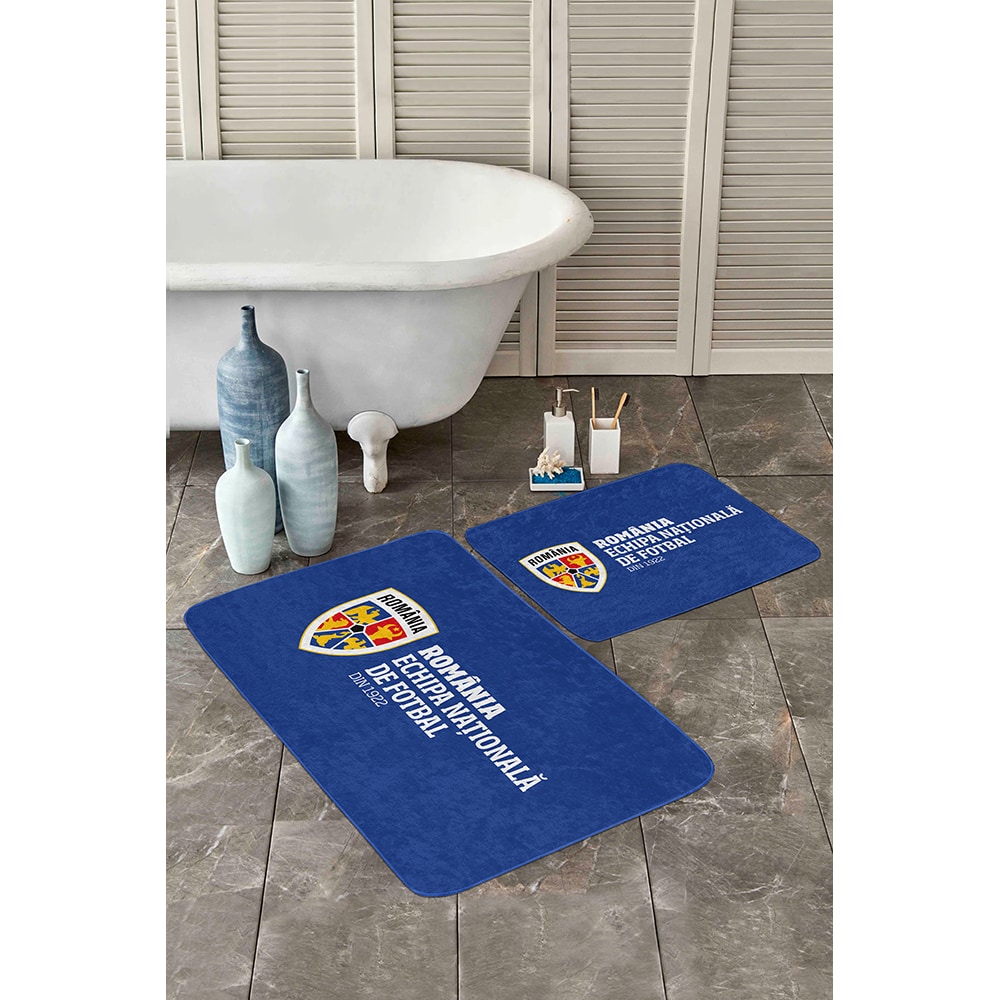 Set 2 covorase baie ECHIPA NATIONALA DE FOTBAL A ROMANIEI, albastru