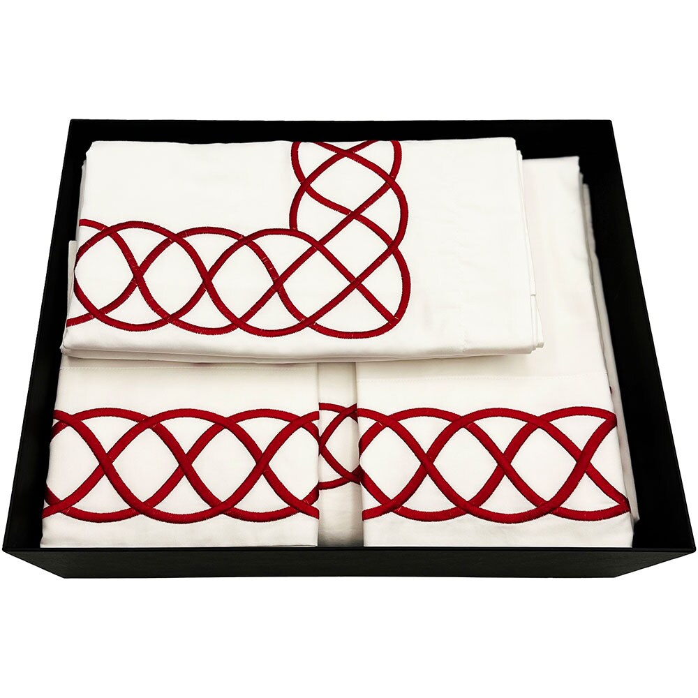 Lenjerie de pat Haremlique, 2 persoane, 100% bumbac, 200 x 220 cm, 6 piese