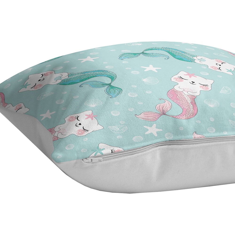 Fata perna decorativa Kids Collection, 30% bumbac + 70% poliester, 70 x 70 cm, verde