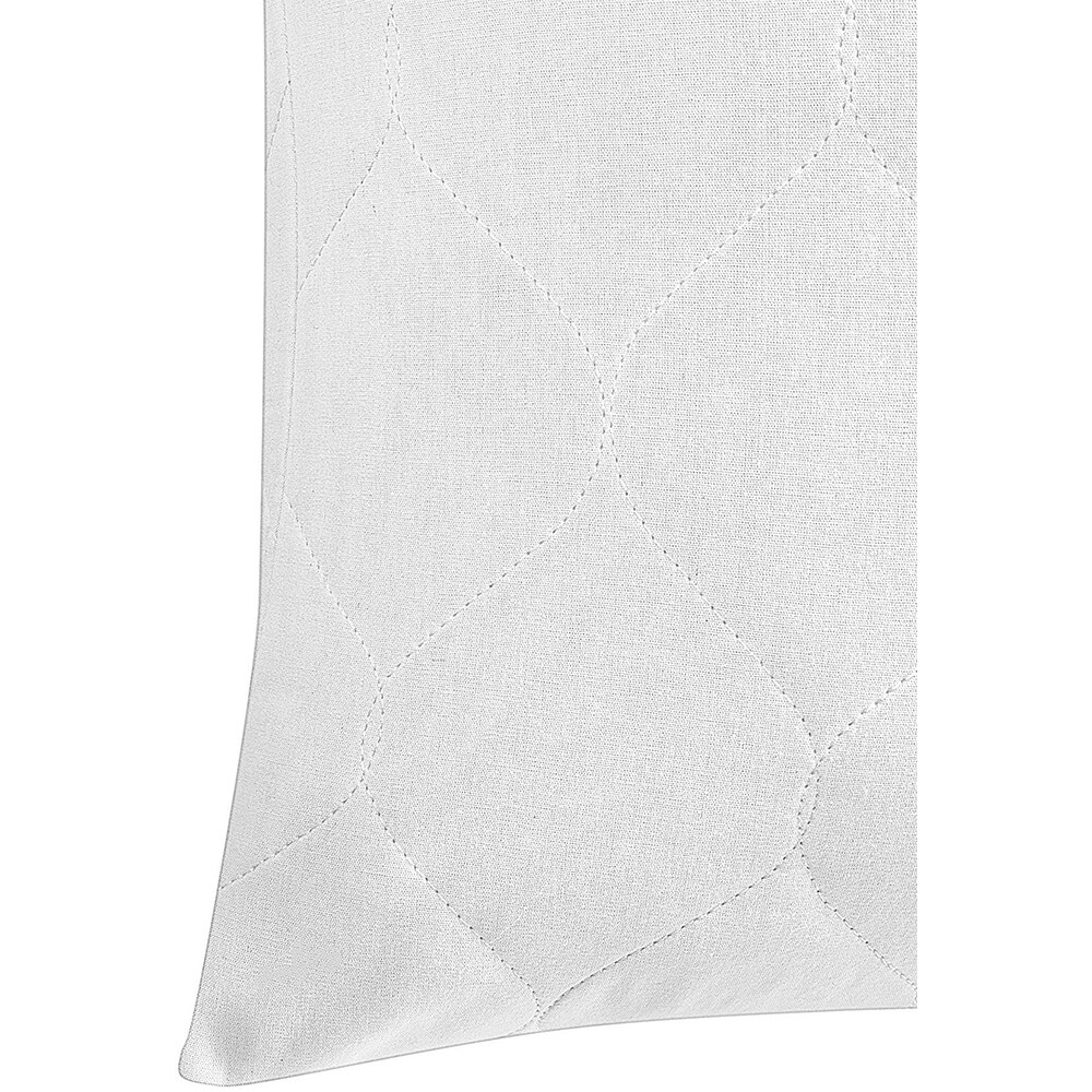 Fata de perna Mila Home, bumbac + poliester, 50 x 70 cm, alb