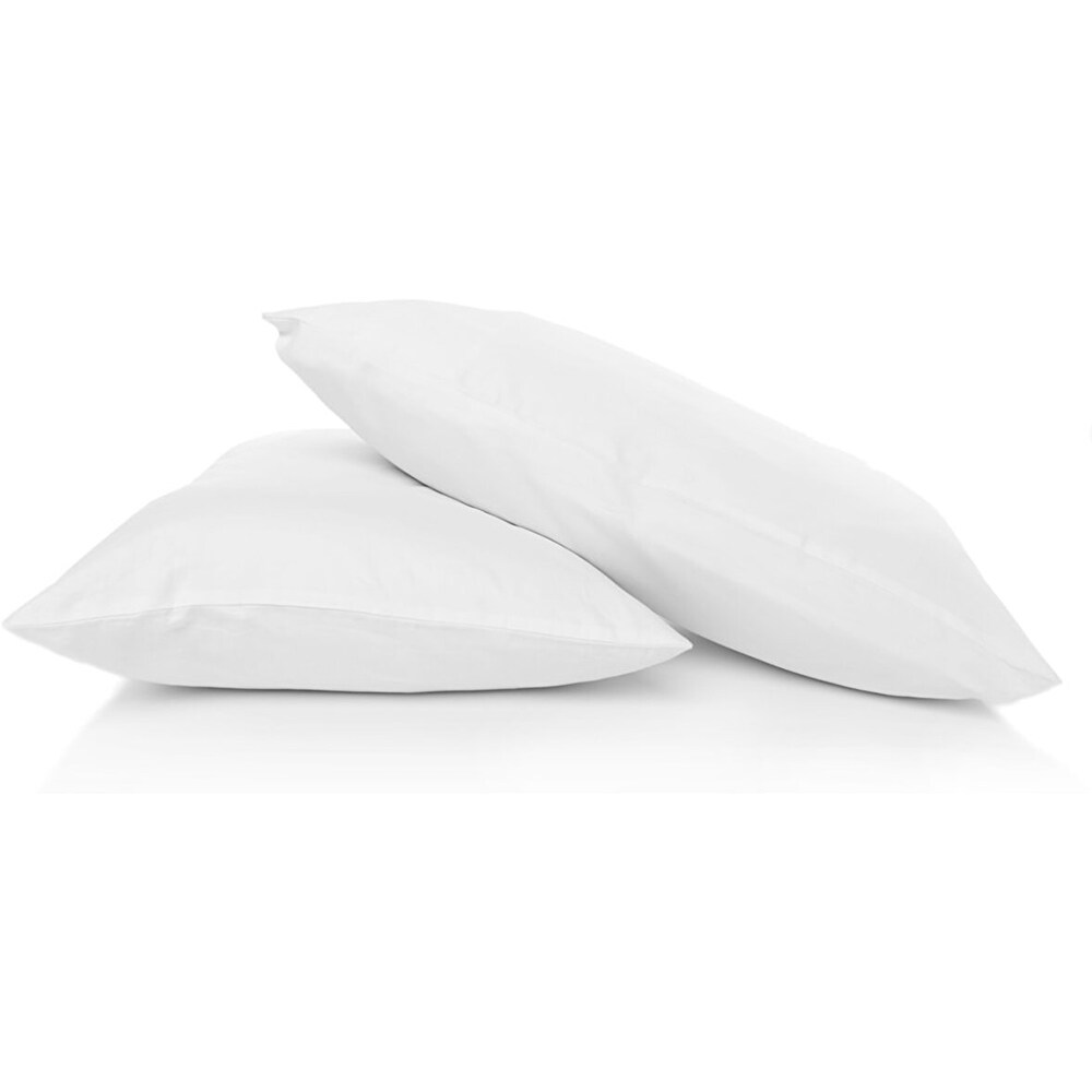 Set 2 fete de perna Mila Home, impermeabila, bumbac, 50 x 70 cm, alb