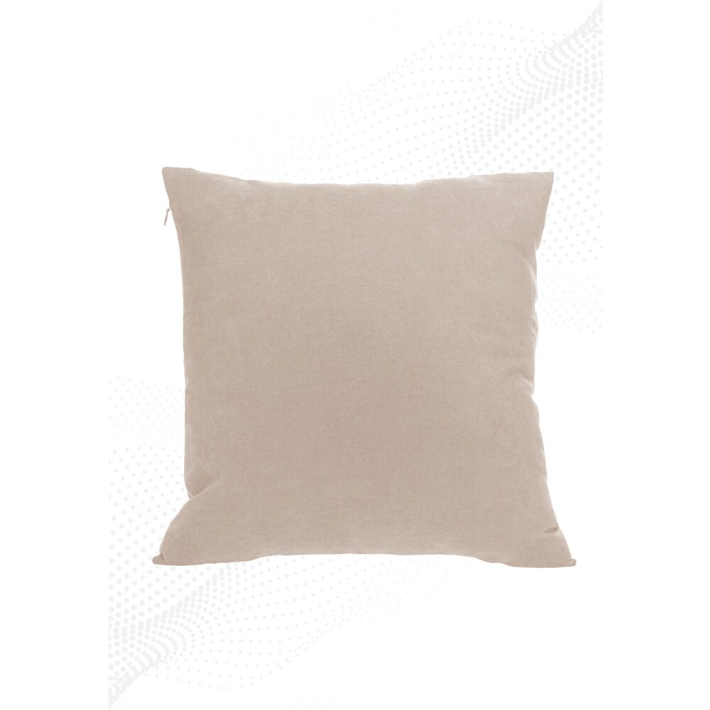Fata perna decorativa Plain, 100% poliester, 45 x 45 cm, crem