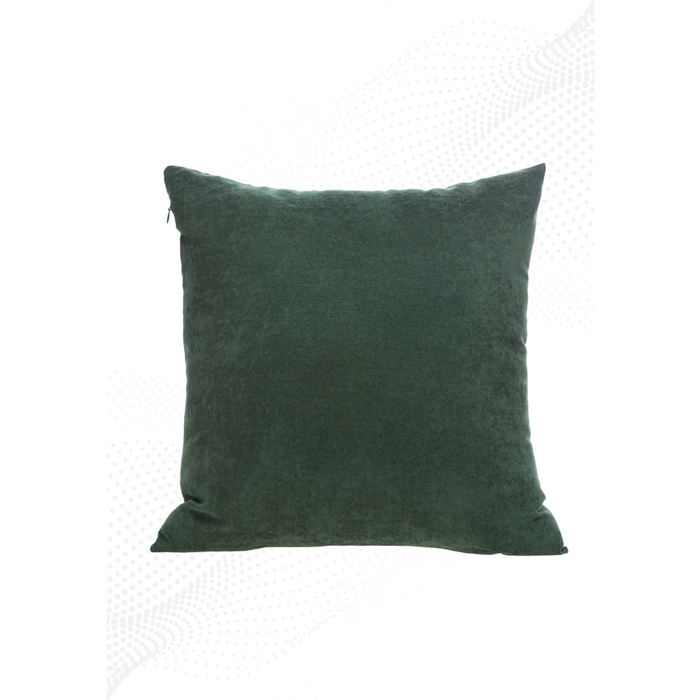 Fata perna decorativa Plain, 100% poliester, 45 x 45 cm, verde