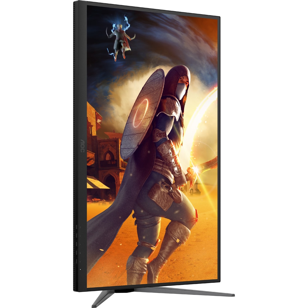 Monitor Gaming Mini LED Fast IPS AOC U27G4XM, 27", 4K UHD, 160Hz, HDR, NVIDIA G-SYNC Compatible, negru