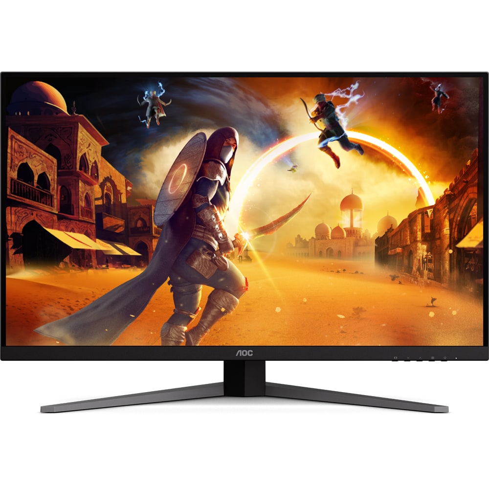 Monitor Gaming WLED Fast IPS AOC U32G4U, 31.5", 4K UHD, 160Hz, HDR, Adaptive Sync, negru