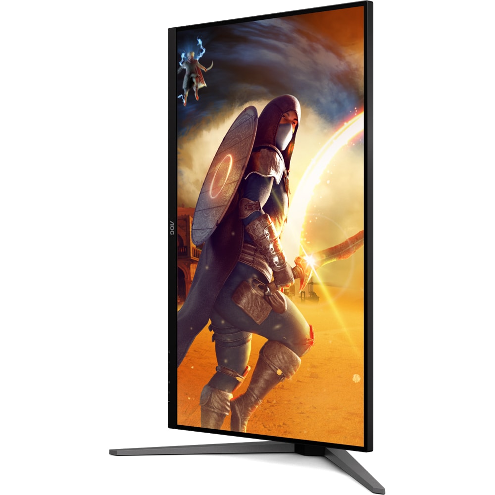 Monitor Gaming WLED Fast IPS AOC U32G4U, 31.5", 4K UHD, 160Hz, HDR, Adaptive Sync, negru