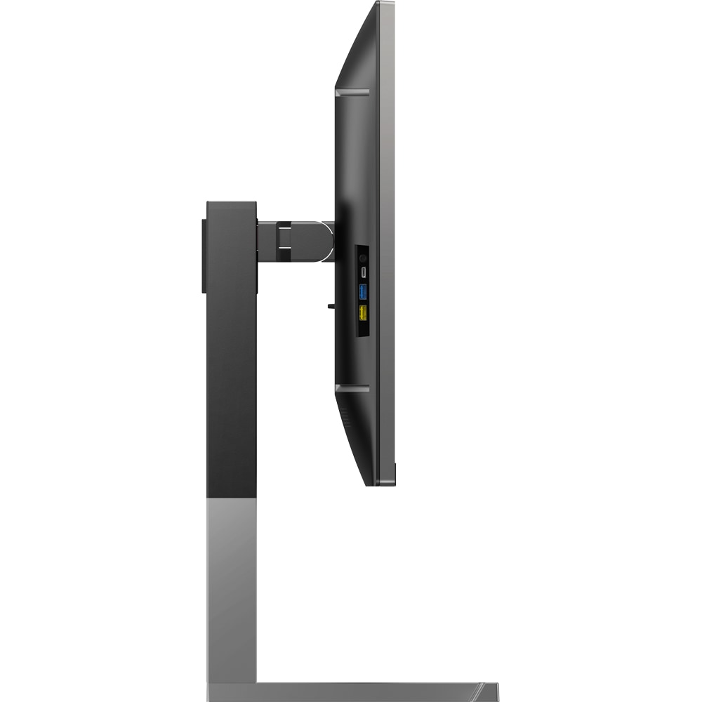 Monitor WLED Nano IPS AOC U32U3CV, 31.5" Ultra HD, 60Hz, Flicker Free, HDR400, boxe, pivot, argintiu-negru