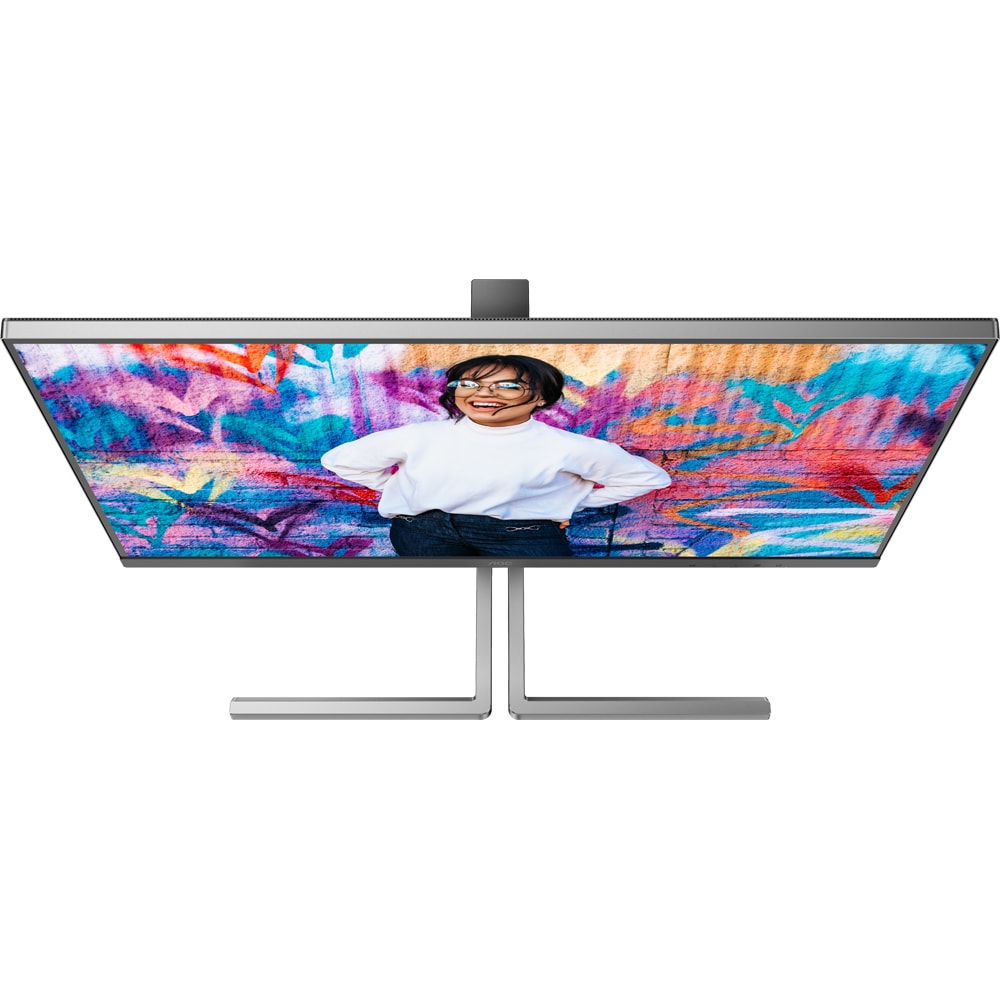 Monitor WLED Nano IPS AOC U32U3CV, 31.5" Ultra HD, 60Hz, Flicker Free, HDR400, boxe, pivot, argintiu-negru
