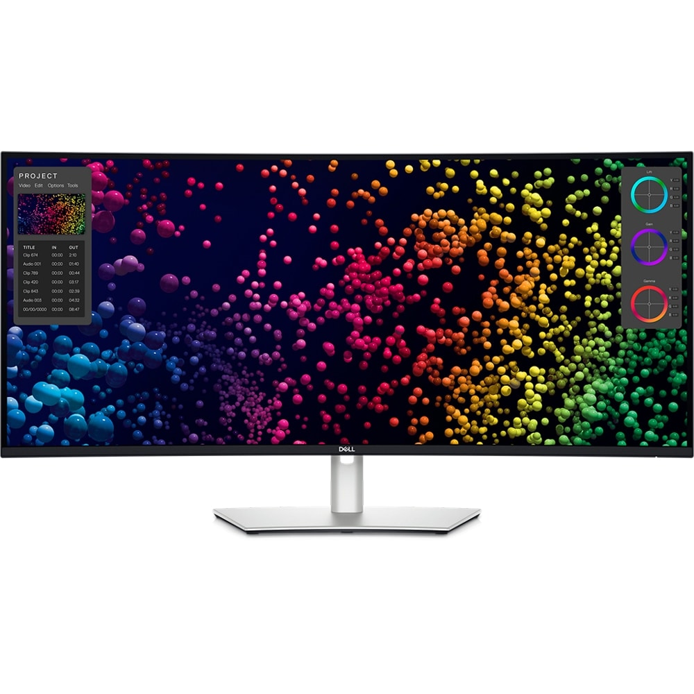 Monitor curbat LED IPS Black Dell UltraSharp U4025QW, 39.7", WUHD, 120Hz, ComfortView Plus, USB-C, negru