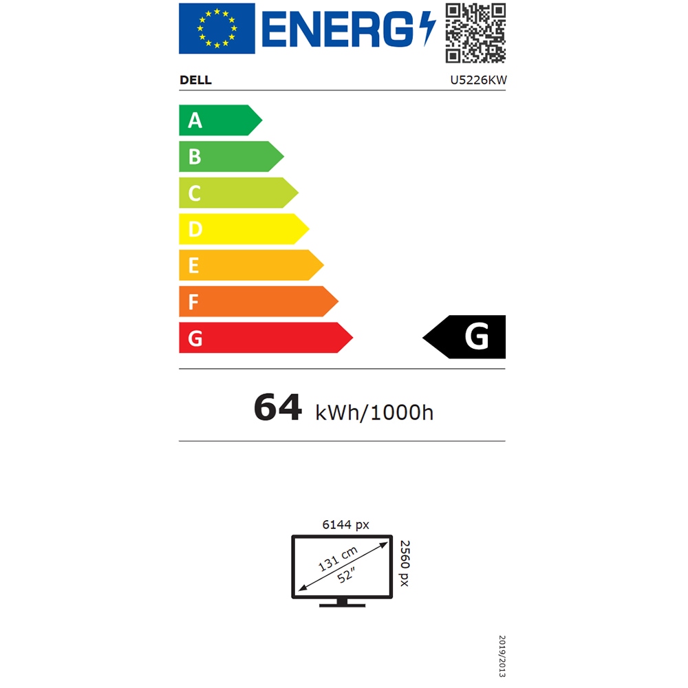 Monitor curbat LED IPS Black Dell UltraSharp U5226KW, 51.5", 6K, 120Hz, ComfortView Plus, USB-C, negru
