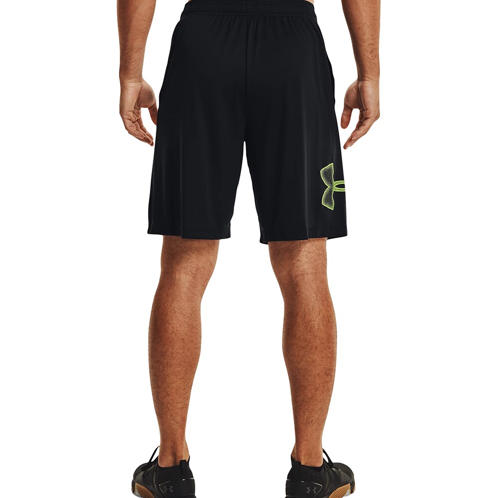Pantaloni scurti barbati UNDER ARMOUR UA Tech Graphic Short, marimea XL, negru-galben