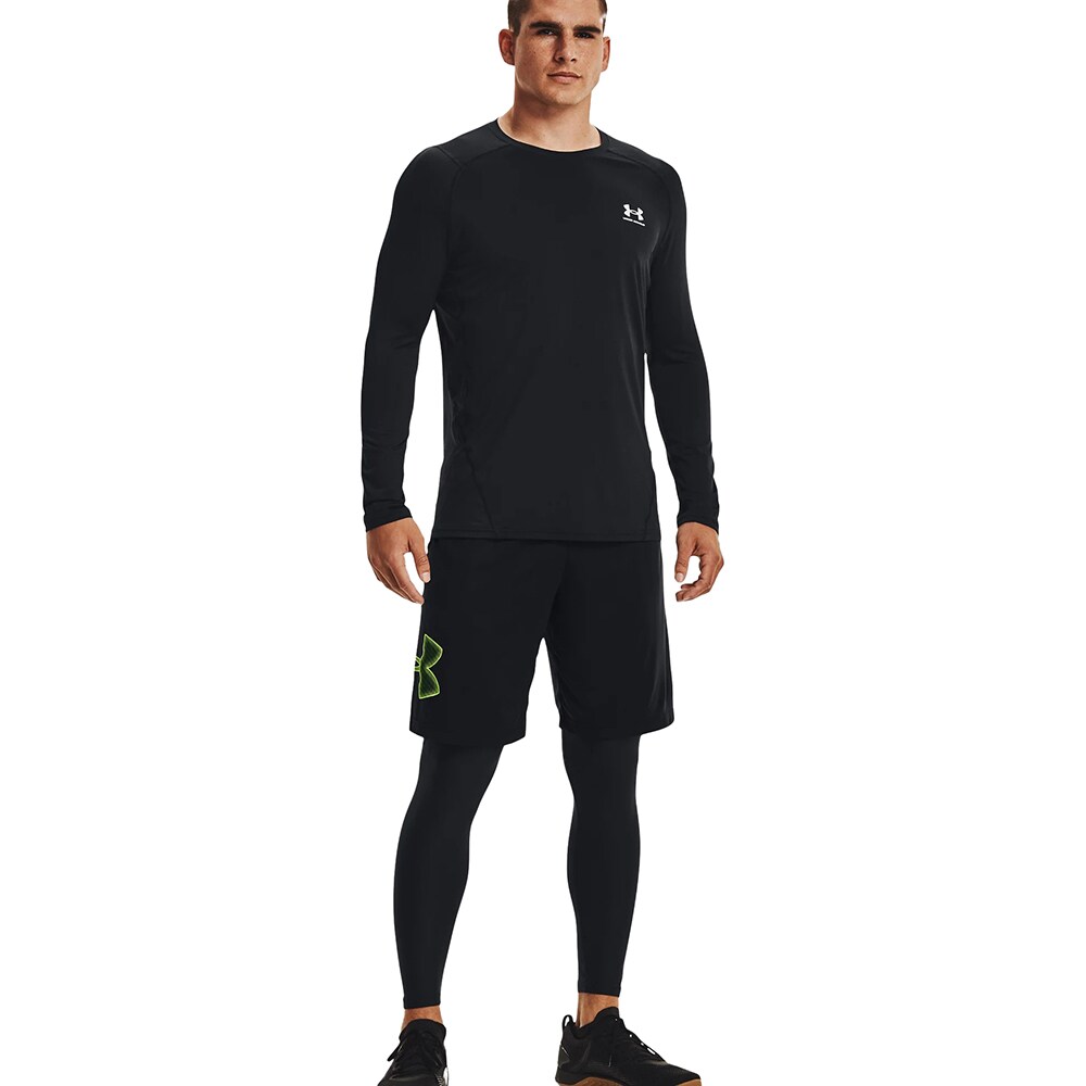 Pantaloni scurti barbati UNDER ARMOUR UA Tech Graphic Short, marimea XL, negru-galben