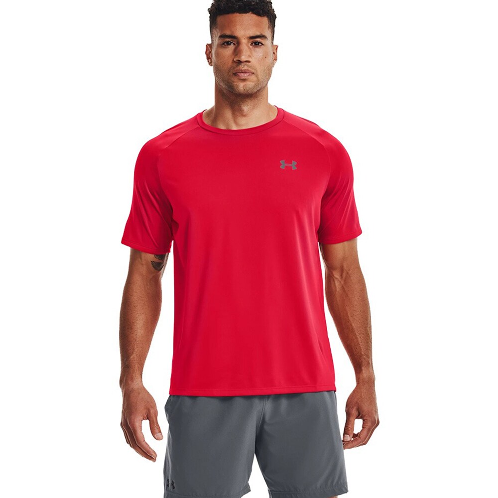 Tricou barbati UNDER ARMOUR Tech 2.0 SS, marimea S, rosu