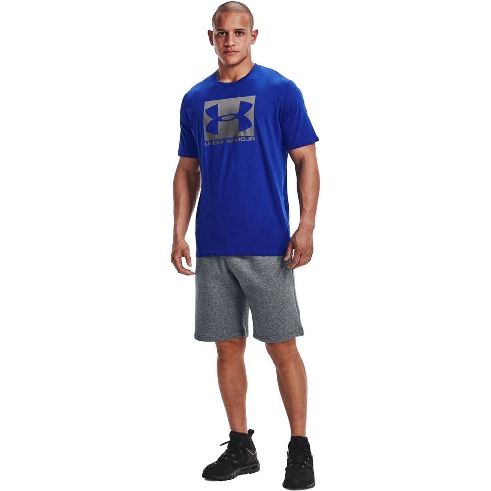 Tricou barbati UNDER ARMOUR UA Boxed Sportstyle SS, marimea S, albastru