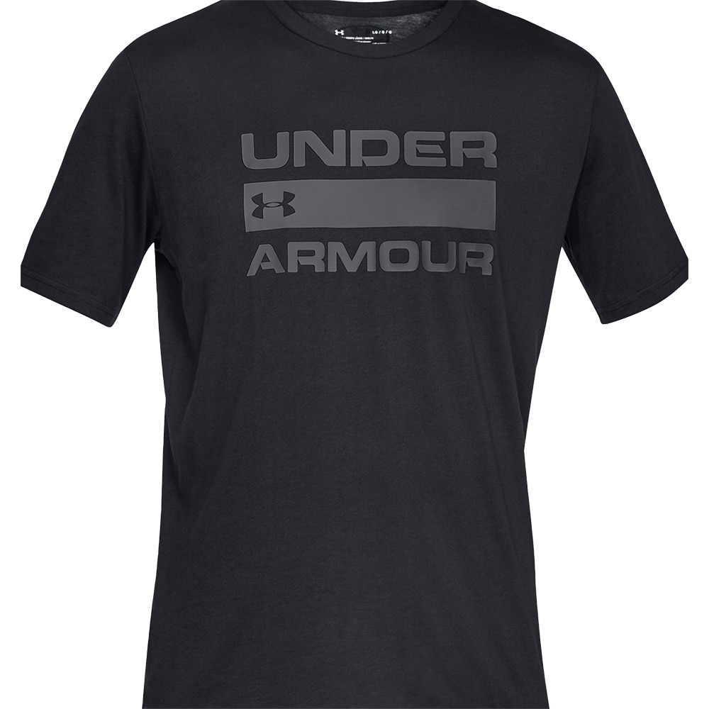 Tricou barbati UNDER ARMOUR Team Issue Wordmark SS, marimea L, negru