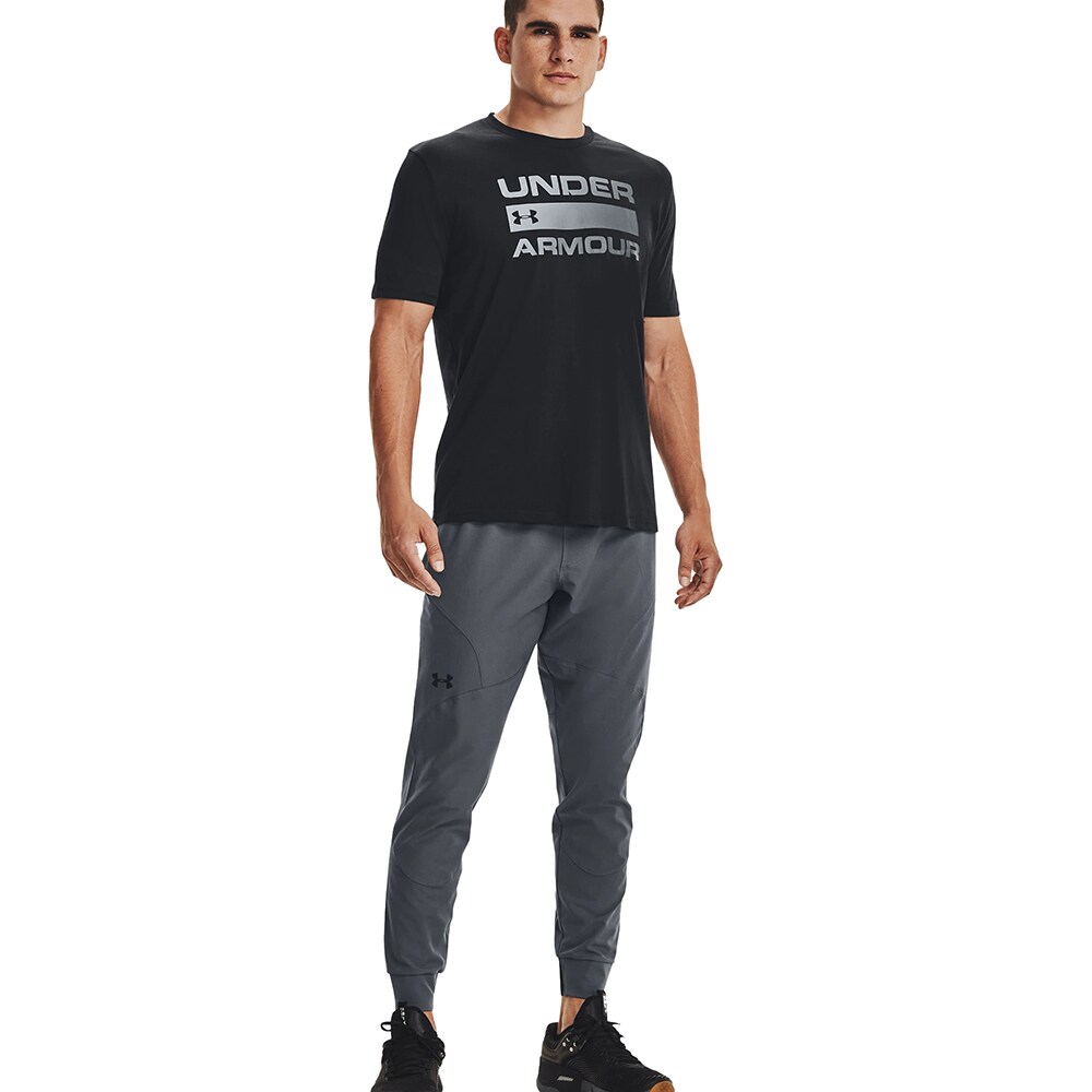 Tricou barbati UNDER ARMOUR Team Issue Wordmark SS, marimea L, negru