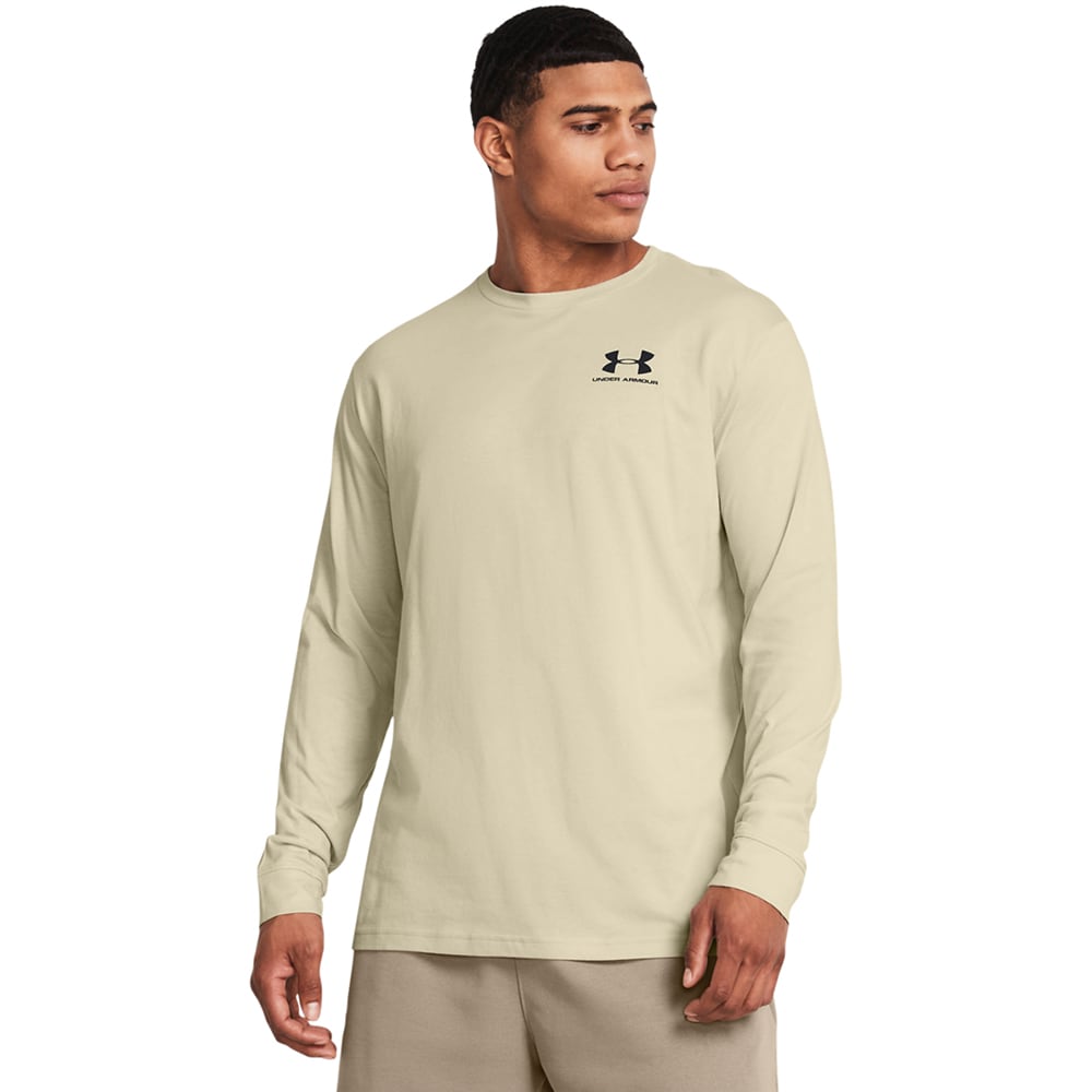 Bluza barbati UNDER ARMOUR UA Sportstyle Left Chest LS, marimea S, maro