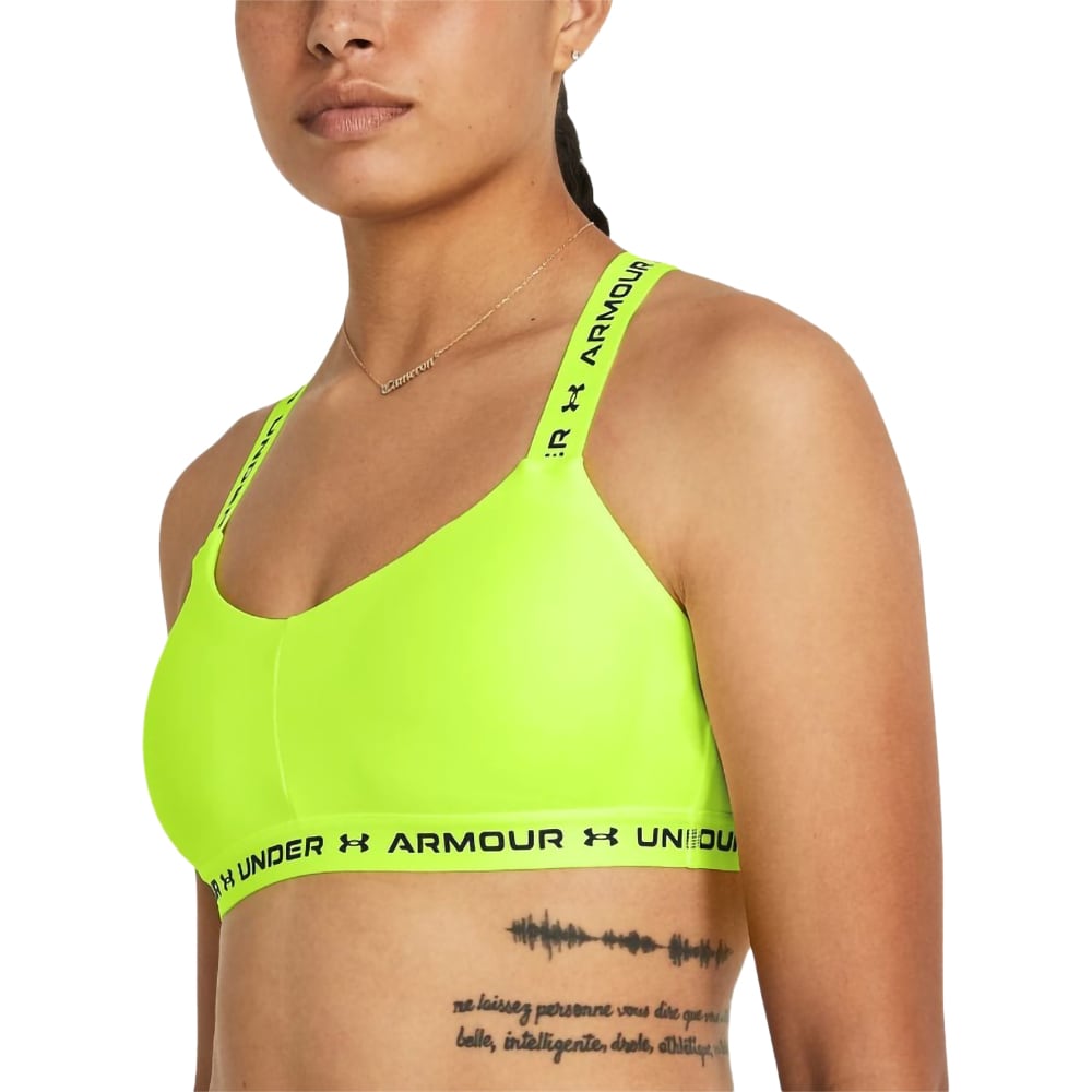 Bustiera femei UNDER ARMOUR Crossback Low, marimea M, verde