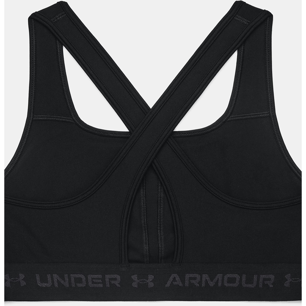 Bustiera femei UNDER ARMOUR Crossback Mid Bra, marimea M, negru