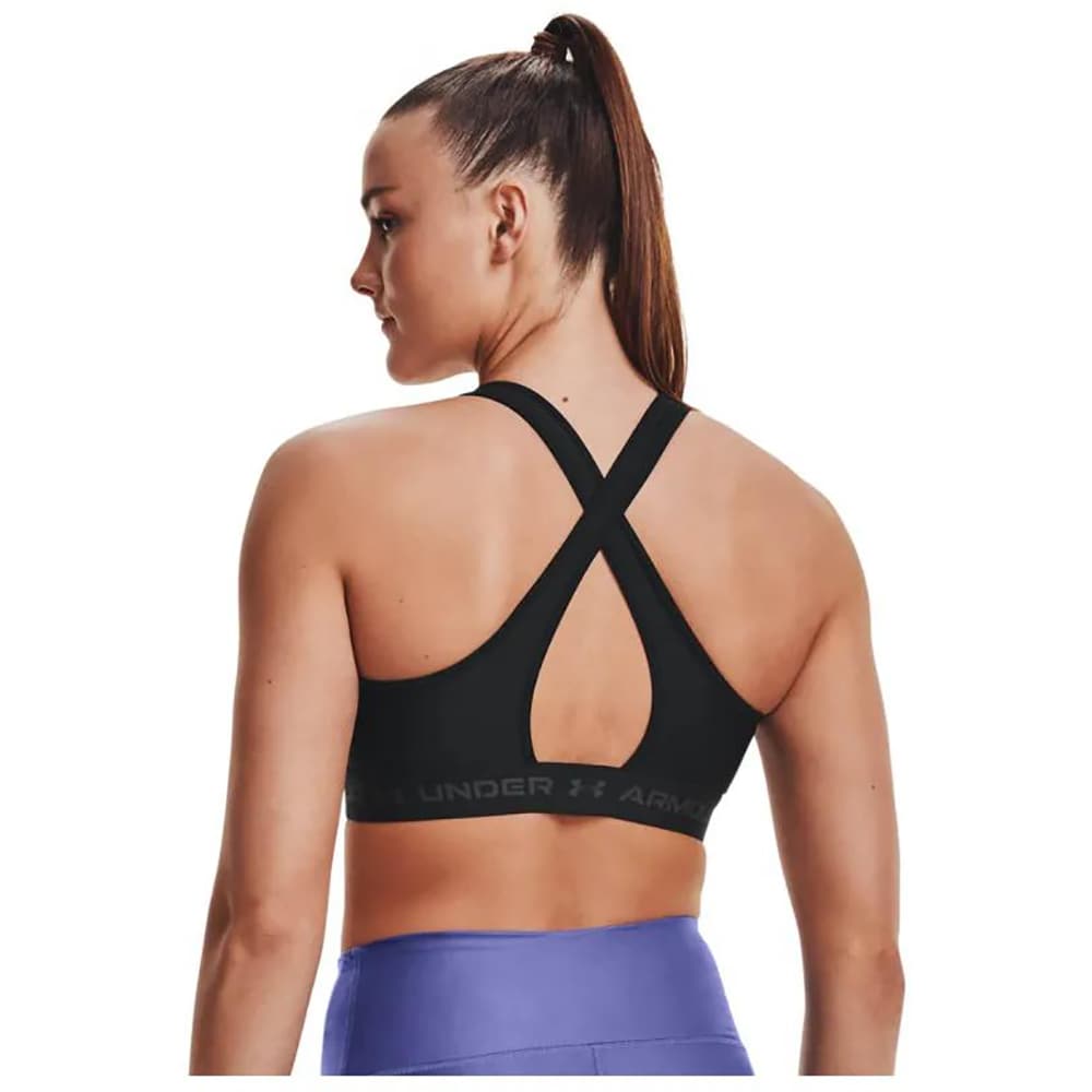 Bustiera femei UNDER ARMOUR Crossback Mid Bra, marimea L, negru