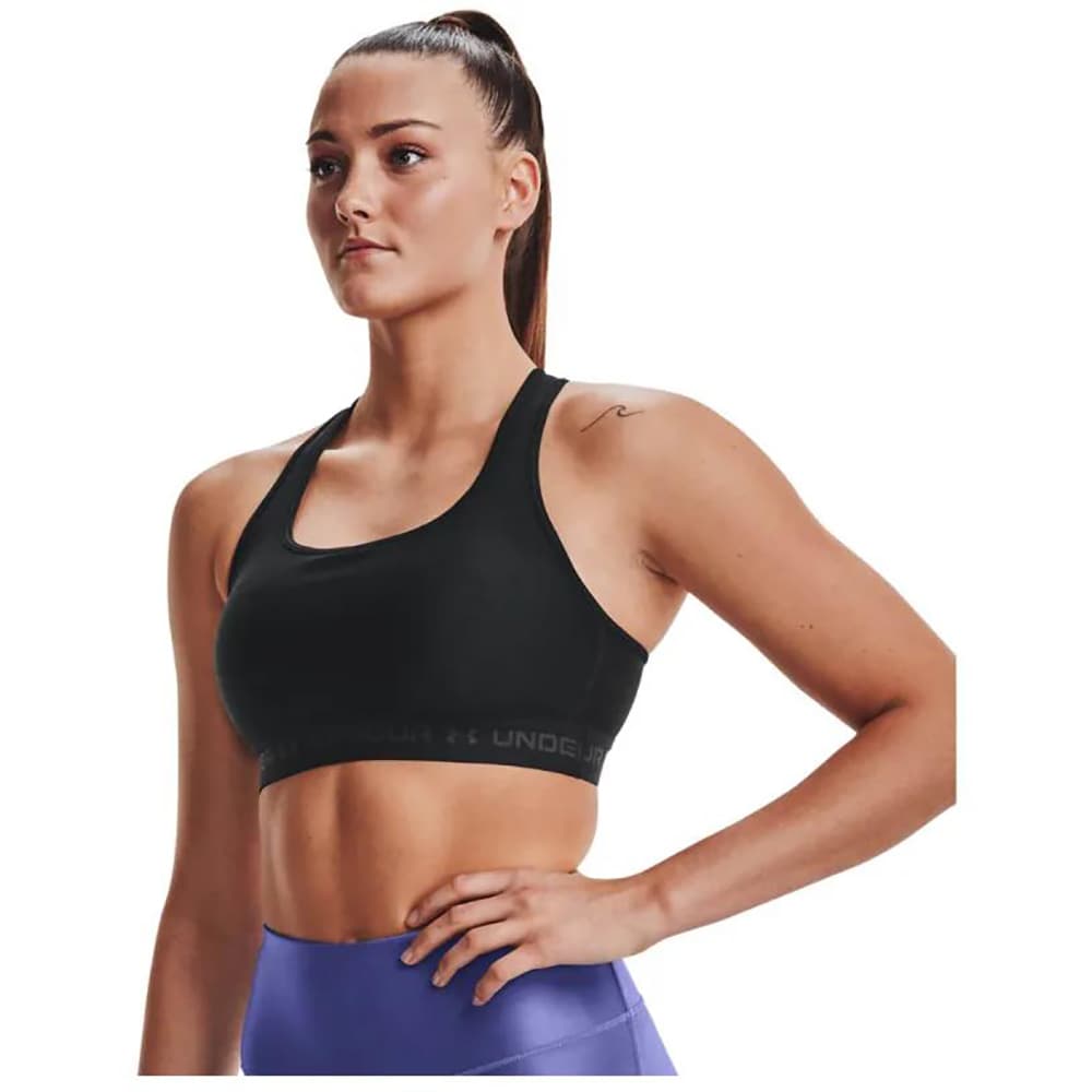 Bustiera femei UNDER ARMOUR Crossback Mid Bra, marimea M, negru