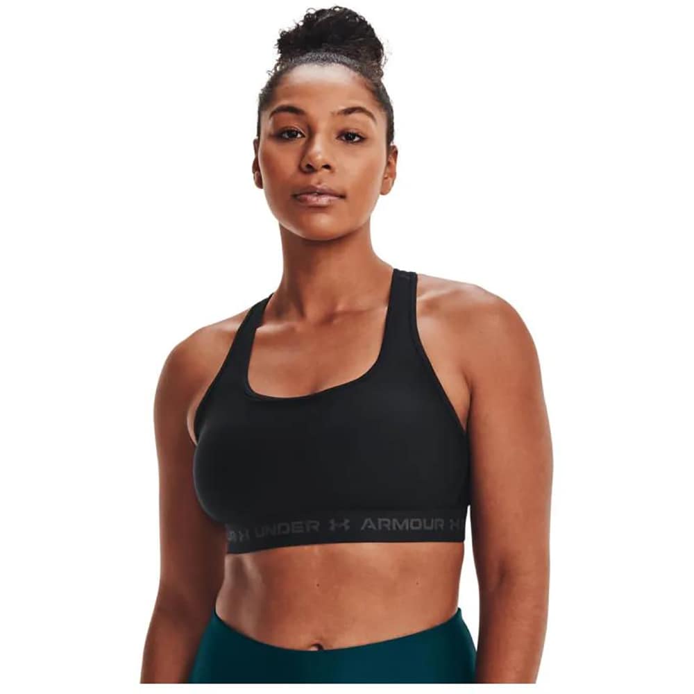 Bustiera femei UNDER ARMOUR Crossback Mid Bra, marimea M, negru