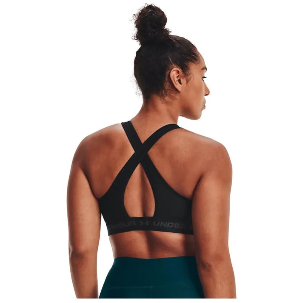 Bustiera femei UNDER ARMOUR Crossback Mid Bra, marimea S, negru