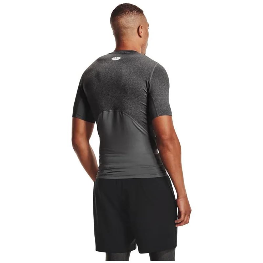Tricou barbati UNDER ARMOUR HG Comp SS, marimea S, gri