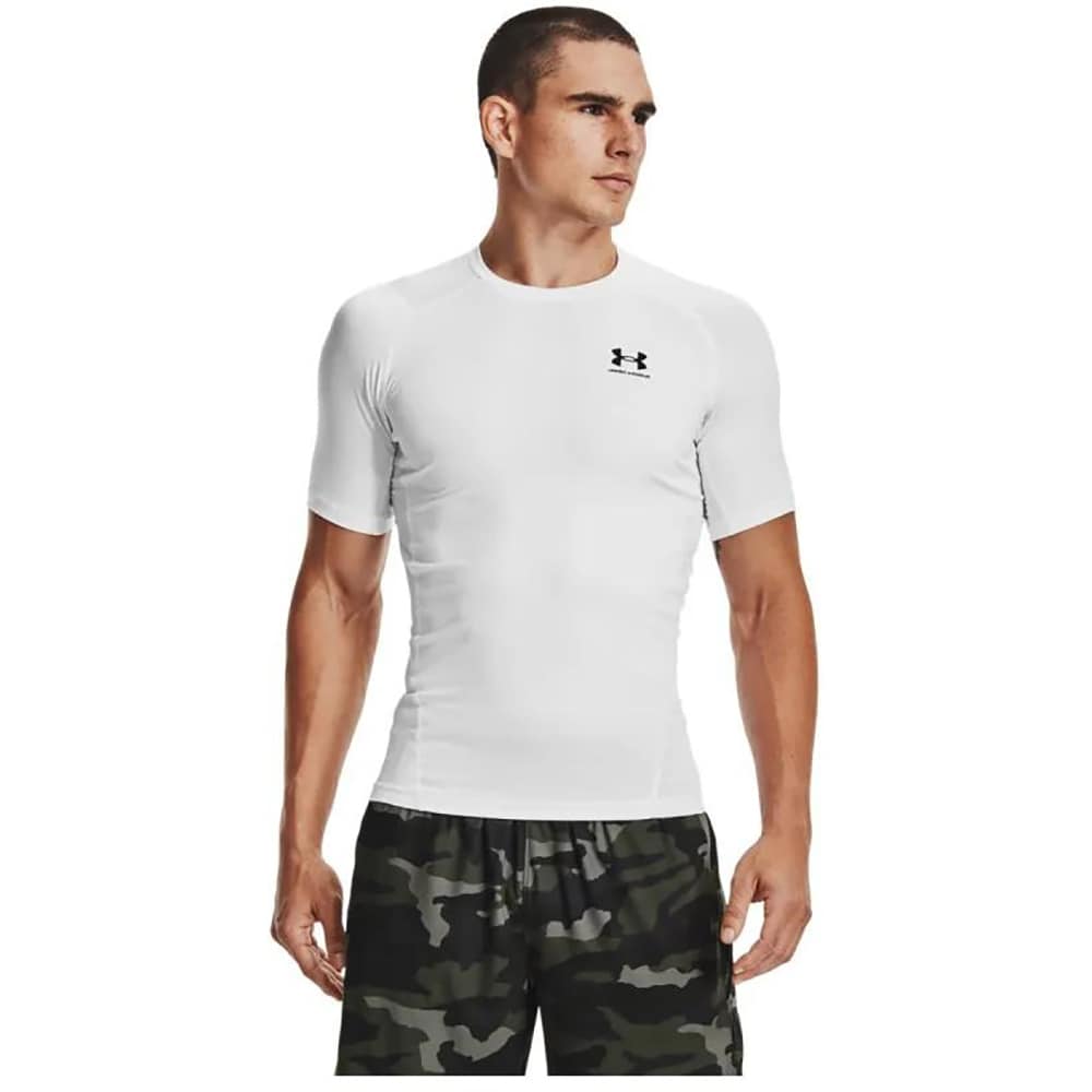 Tricou barbati UNDER ARMOUR HG Armour SS, marimea XL, alb