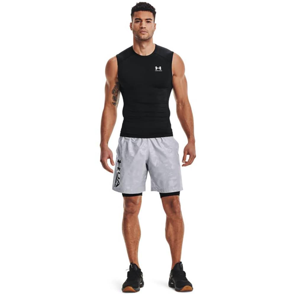 Maiou barbati UNDER ARMOUR UA HG Armour Comp Sl, marimea XL, negru