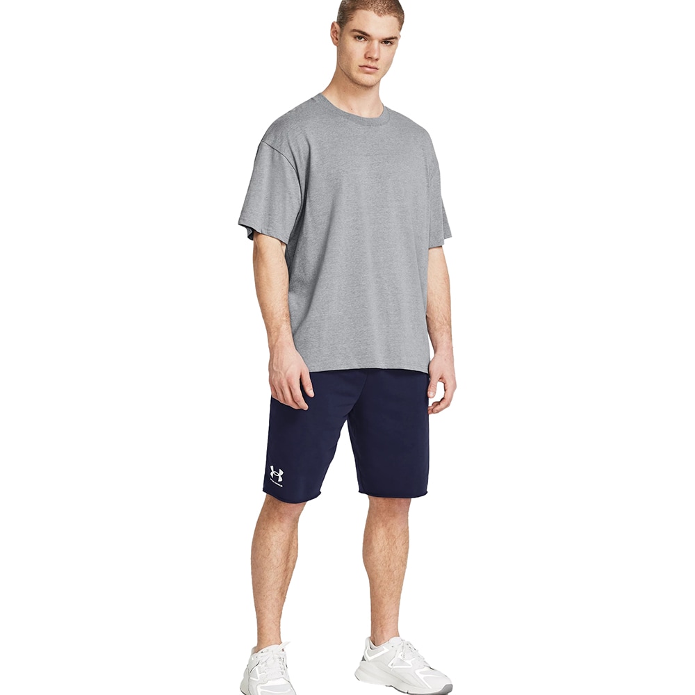 Pantaloni scurti barbati UNDER ARMOUR UA Rival Terry Short, marimea M, albastru