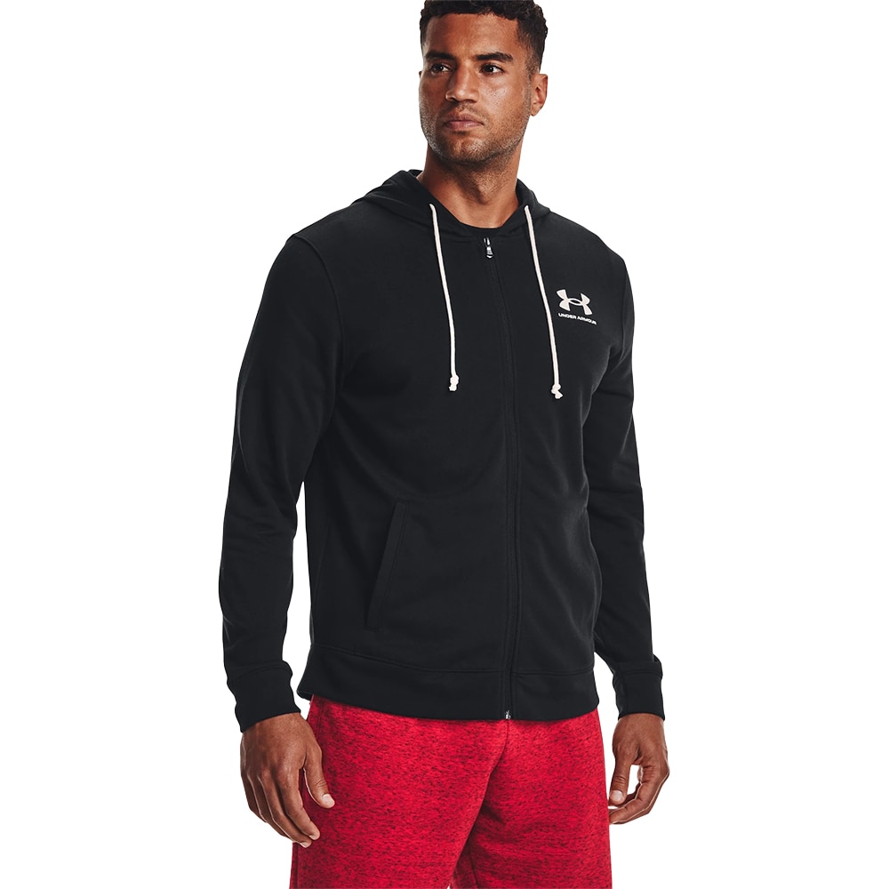 Hanorac barbati UNDER ARMOUR Rival Terry LC FZ, marimea M, negru