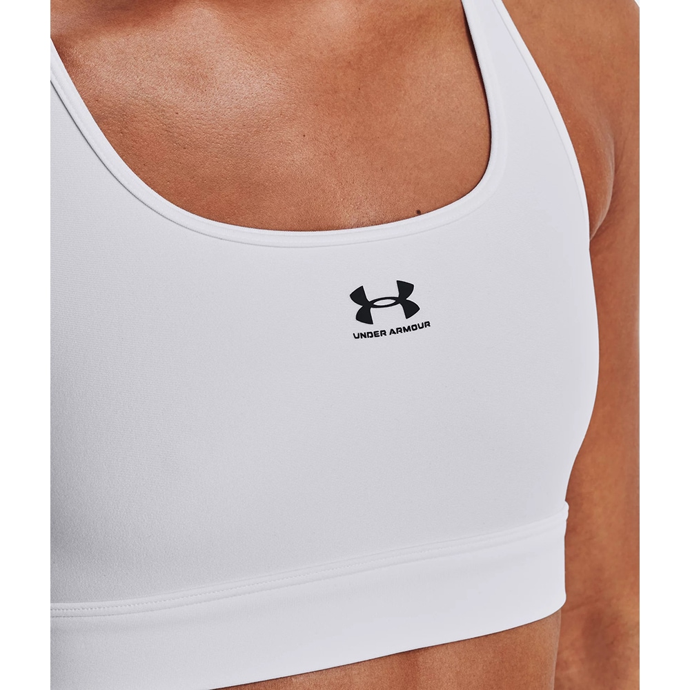 Bustiera femei UNDER ARMOUR UA HG Armour Mid Padless, marimea M, alb