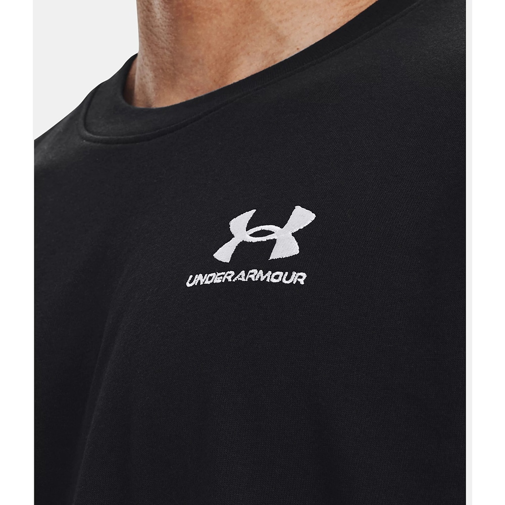 Tricou barbati UNDER ARMOUR Logo EMG Heavyweight SS, marimea L, negru