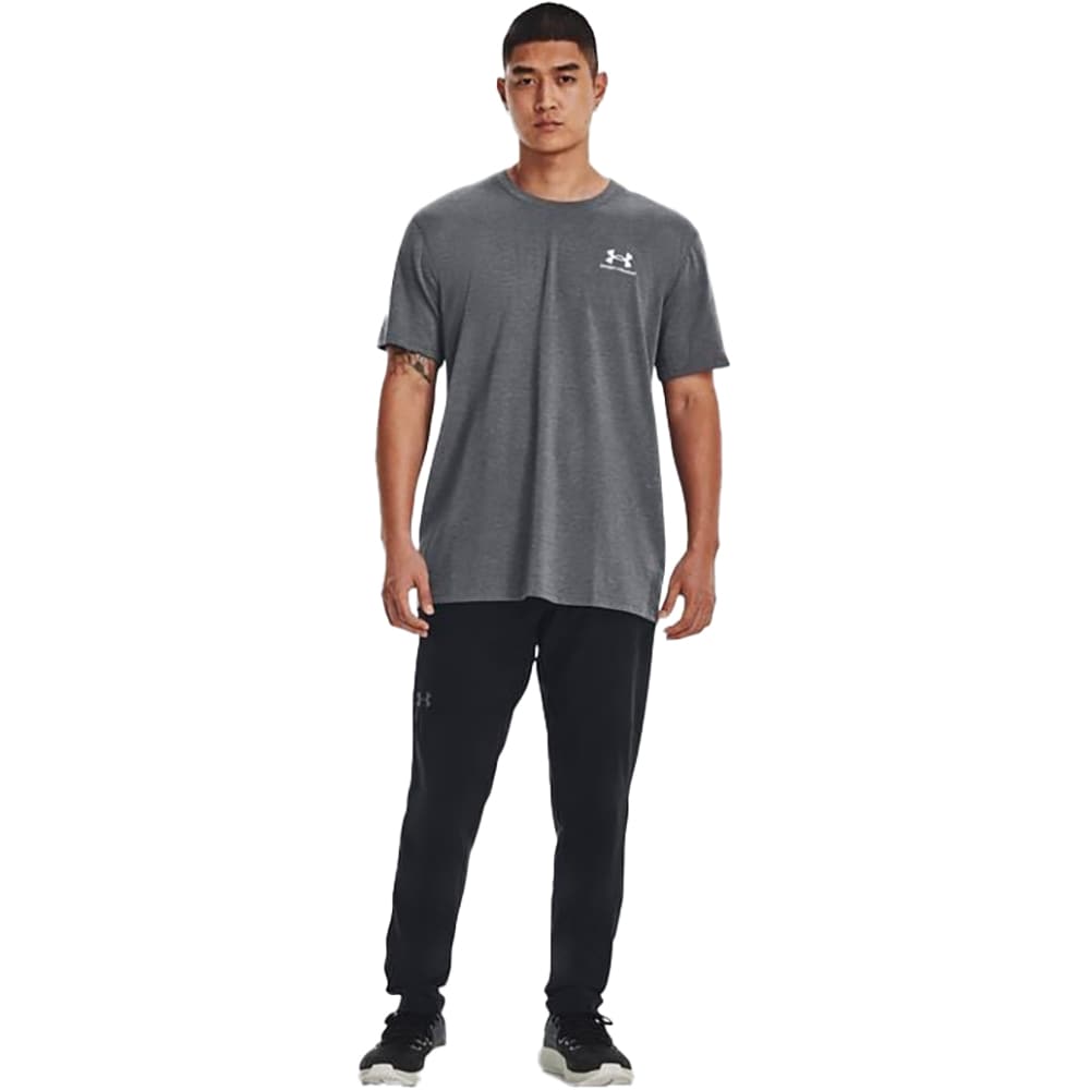 Tricou barbati UNDER ARMOUR UA M Logo Emb Heavyweight SS, marimea XL, gri
