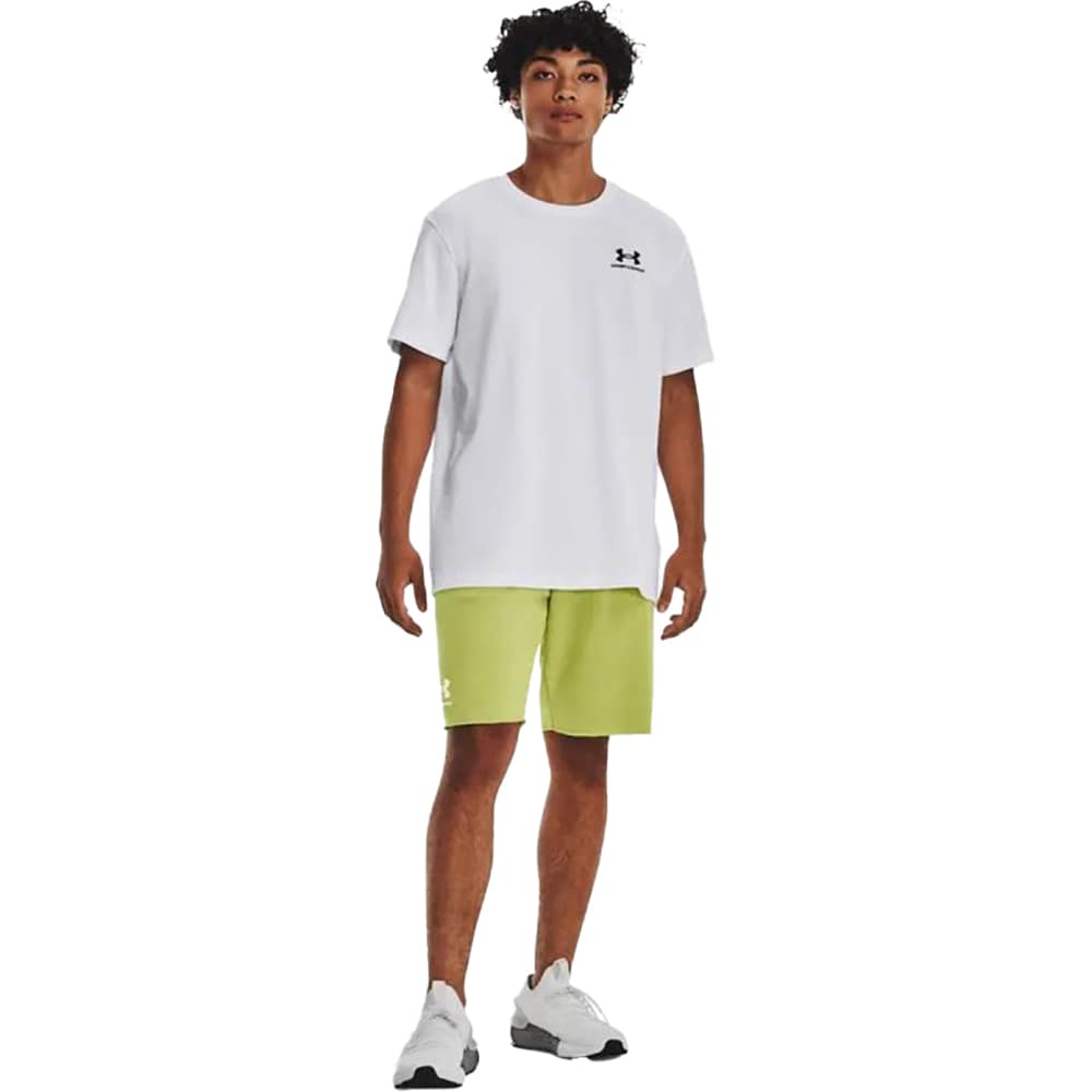 Tricou barbati UNDER ARMOUR UA M Logo Emb Heavyweight SS, marimea S, alb