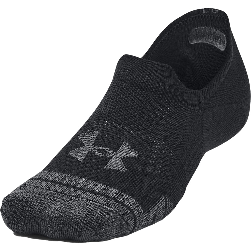 Sosete unisex UNDER ARMOUR UA Performance Tech 3 Pack Ultra Low Tab, marimea 41-46, negru