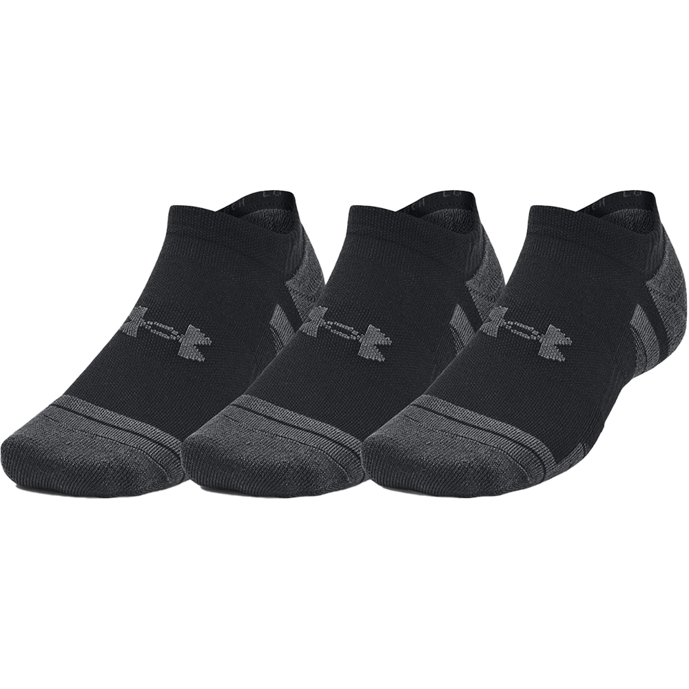 Sosete unisex UNDER ARMOUR UA Performance Tech 3 Pack No Show, marimea 41-46, negru