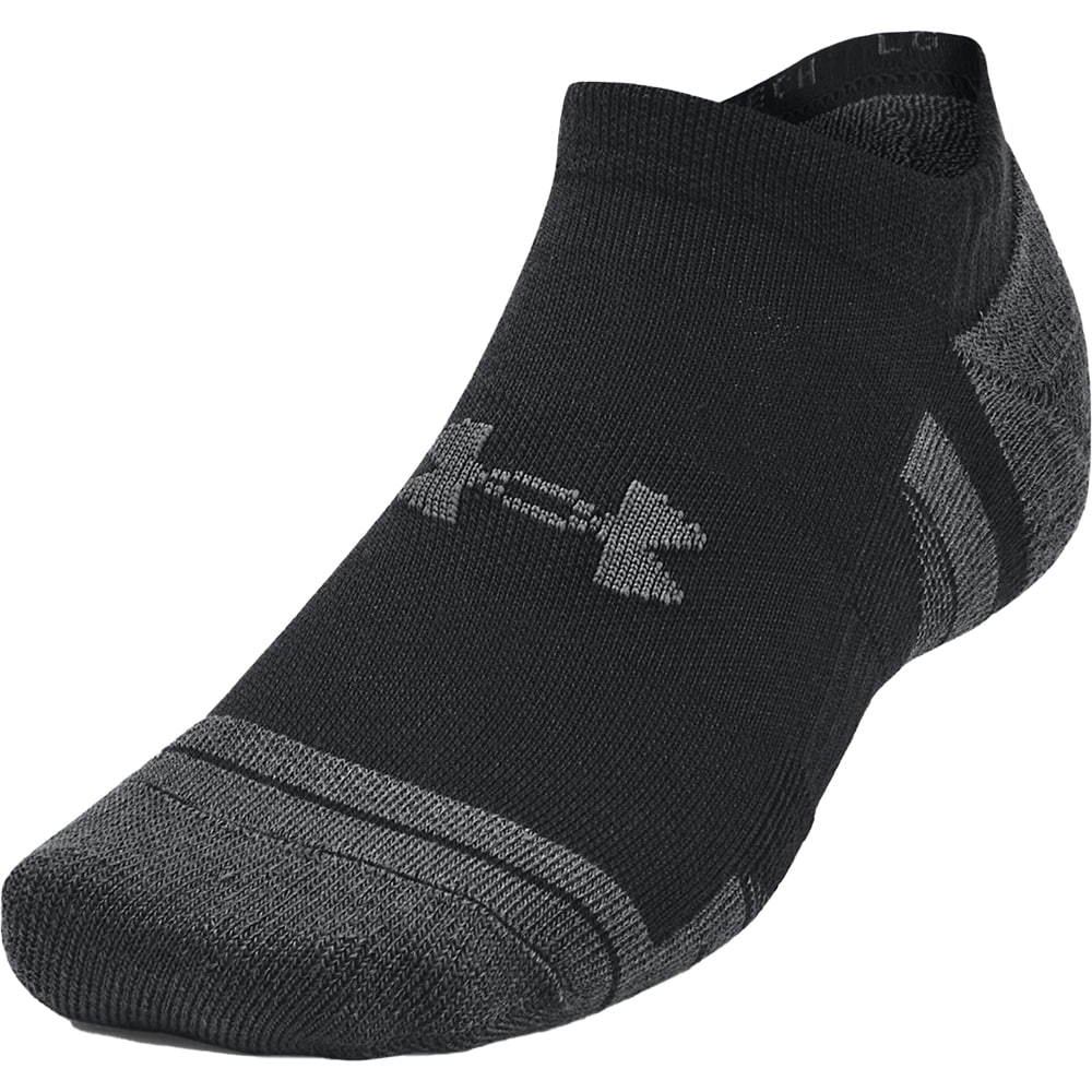 Sosete unisex UNDER ARMOUR UA Performance Tech 3 Pack No Show, marimea 41-46, negru