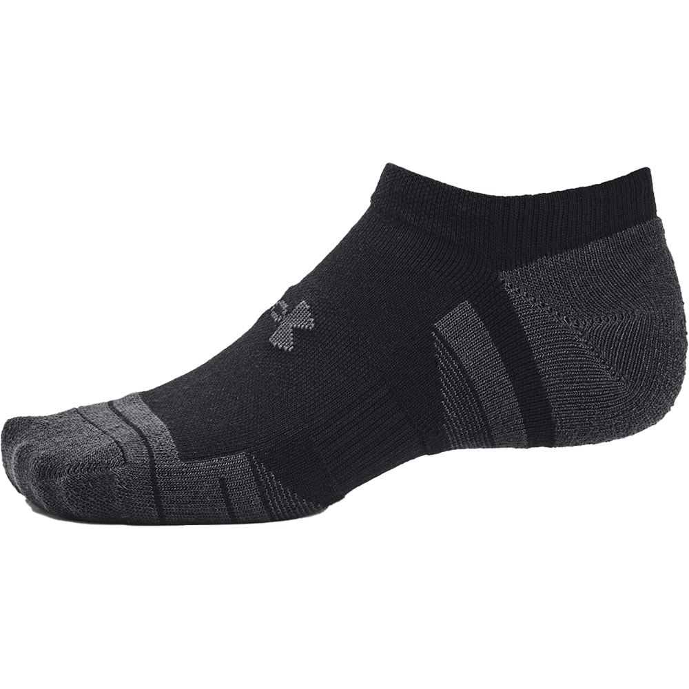 Sosete unisex UNDER ARMOUR UA Performance Tech 3 Pack No Show, marimea 41-46, negru