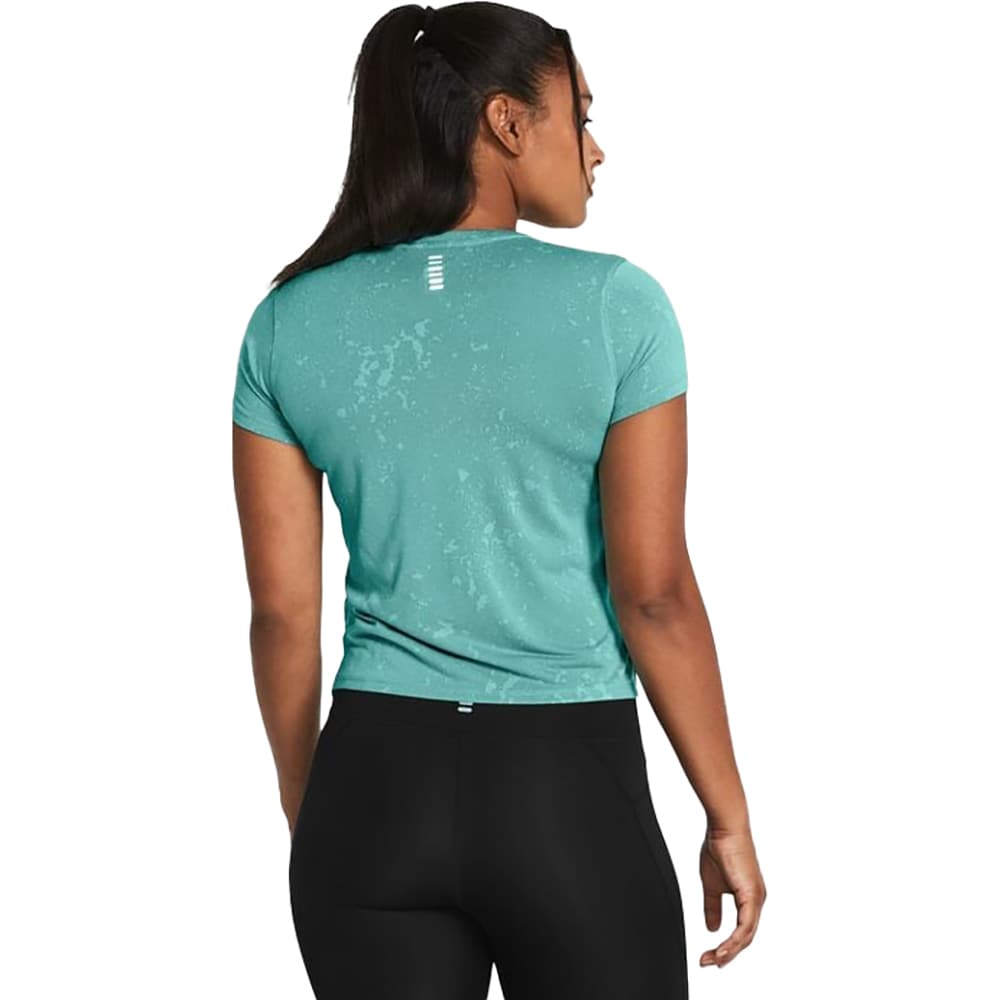 Tricou femei UNDER ARMOUR UA Streaker Splatter SS, marimea M, verde