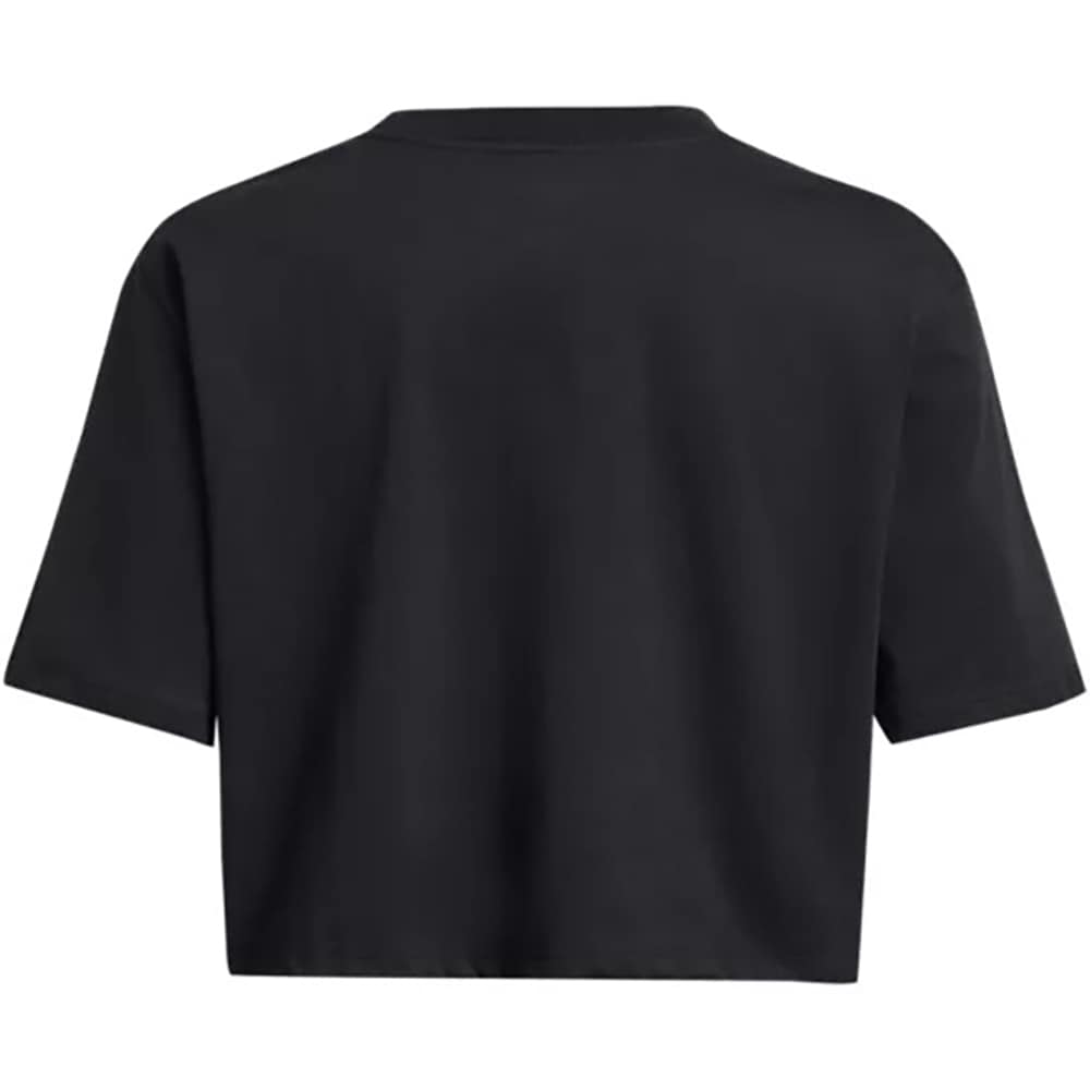 Tricou femei UNDER ARMOUR Campus Boxy Crop SS, marimea S, negru