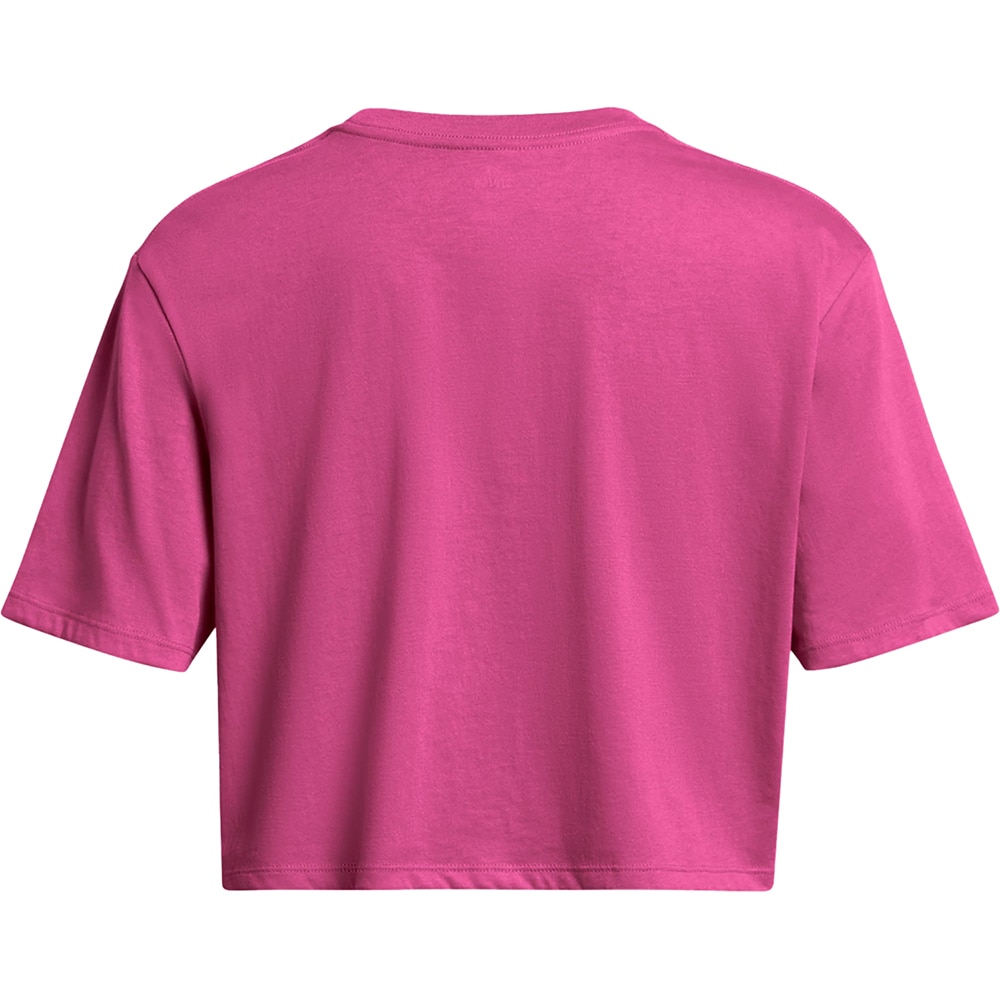 Tricou femei UNDER ARMOUR Campus Boxy Crop SS, marimea L, roz
