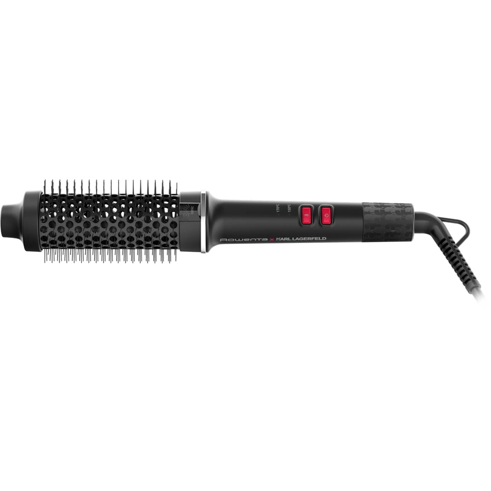 Perie cu aer cald ROWENTA Karl Lagerfeld Powerbrush UB572LE0, 55W, negru