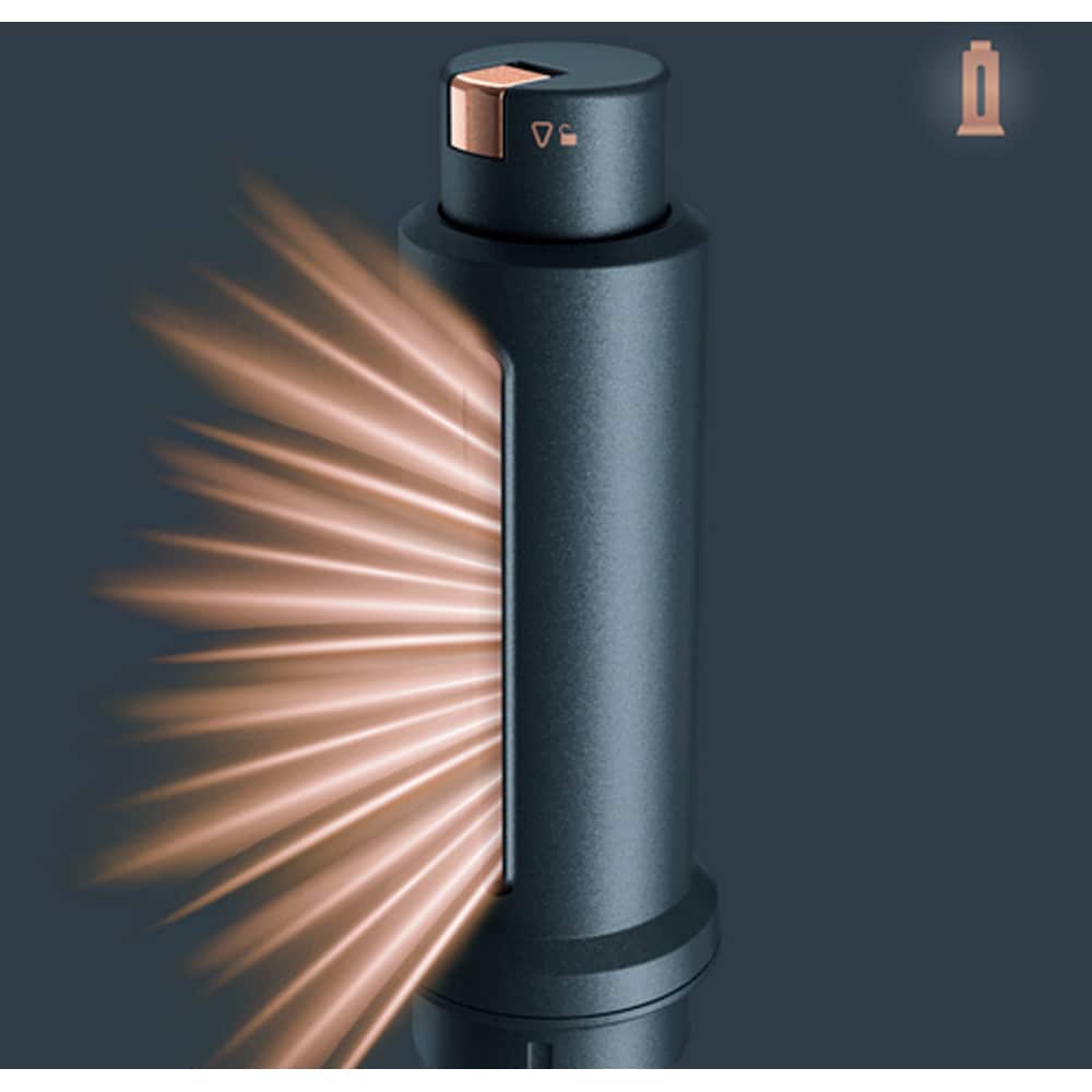 Perie rotativa ROWENTA Air Rotate UB9920E0, 1300W, 4 viteze, 4 trepte temperatura, Invelis Ceramic, verde